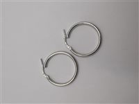 Orecchini Domar Donna Cerchi argento 925 lisci in Argento ORAR-429-280